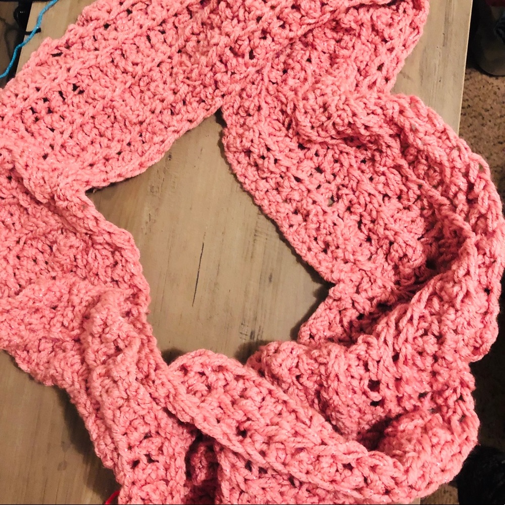 Glittery Infinity Scarf